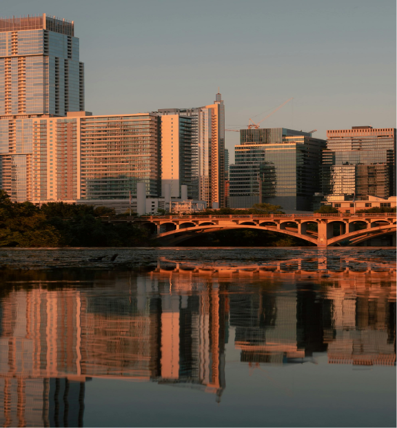 Austin skyline at dusk
